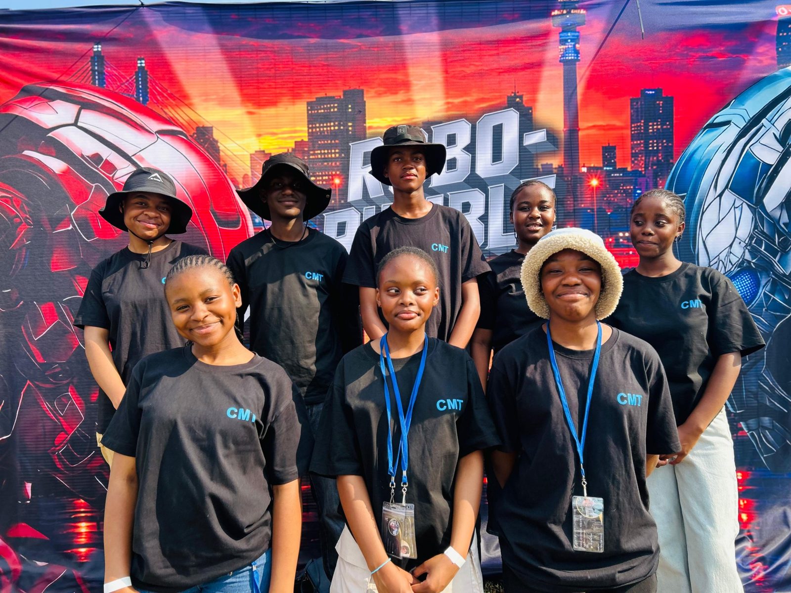 CMT learners at the Robo-Rumble robotics event in Johannesburg